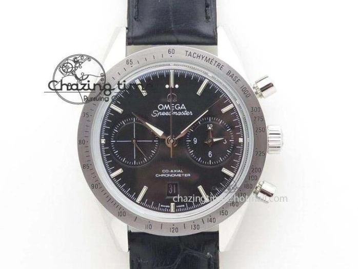 0101 Seamaster Pro Chrono SS RG OM Best Edition Blue Ceramic Blue Dial On SS RG Bracelet A Snug 8129